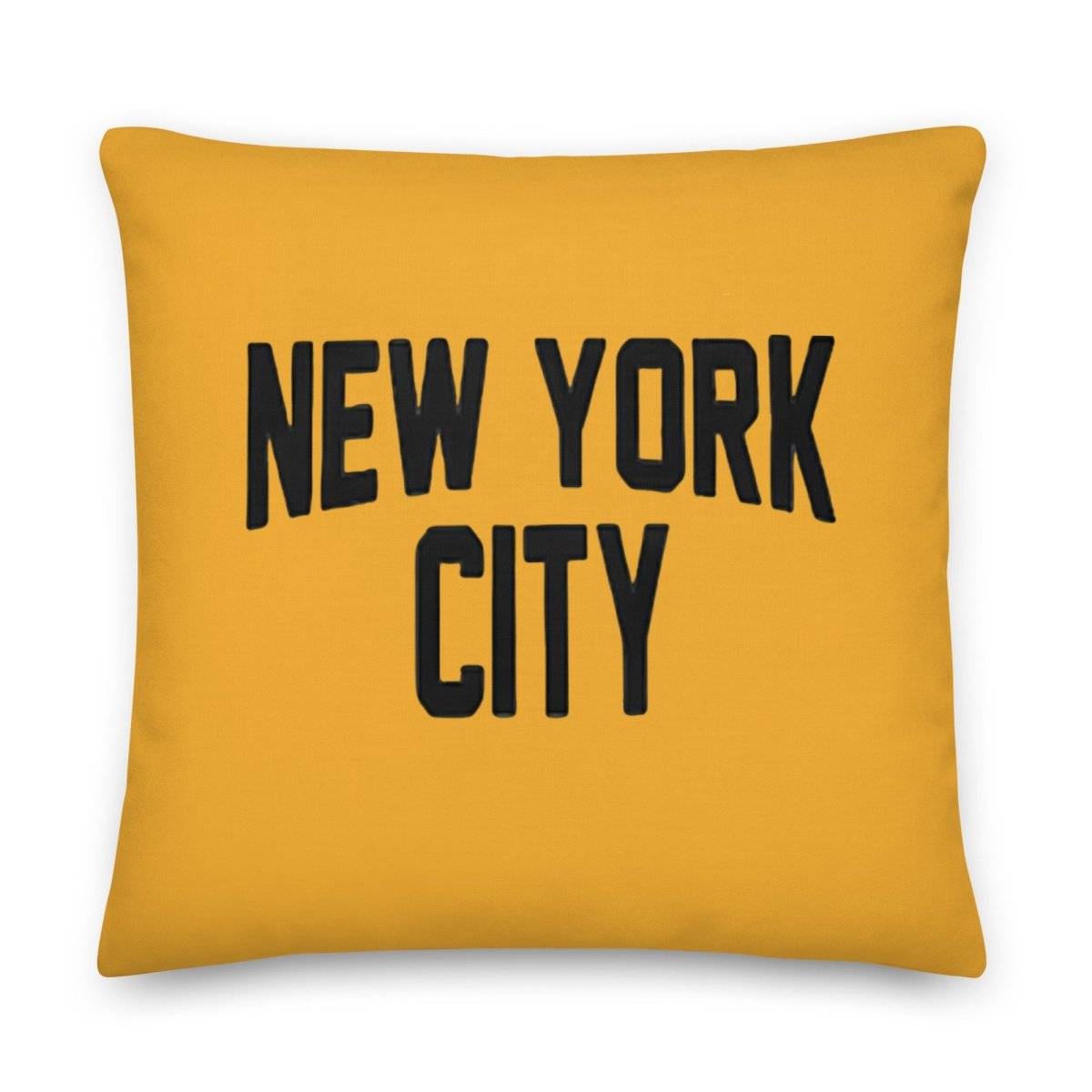 New York City Premium Pillow (Yellow/Black) - Chinchilla Choons